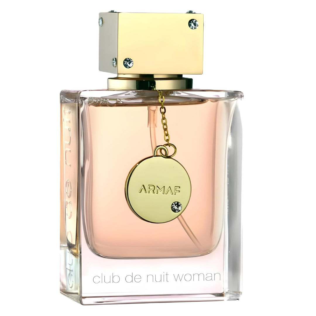 Armaf Club de Nuit Woman perfume bottle on a white background